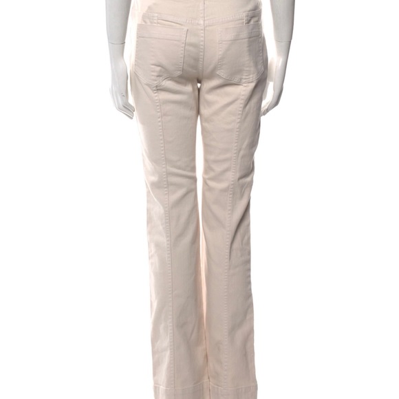 Great Pre Owned condition Ulla Johnson high-waisted beige denim size 2 - Picture 4 of 8